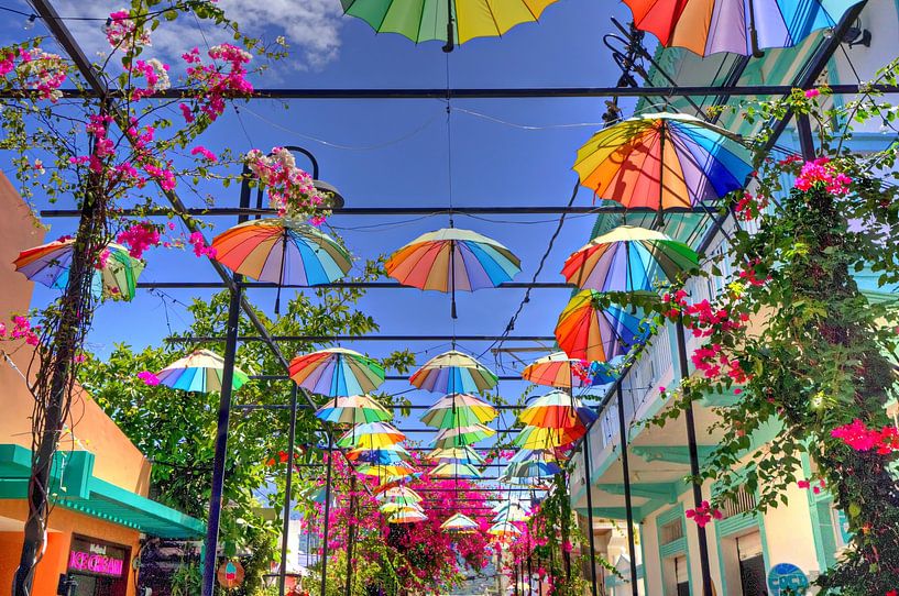 Playa Rogelio Umbrella Street Puerto Plata by Roith Fotografie
