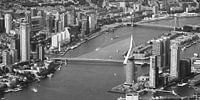 Rotterdam Skyline (noir et blanc)