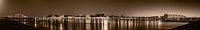 Panoramic photo Nijmegen sepia