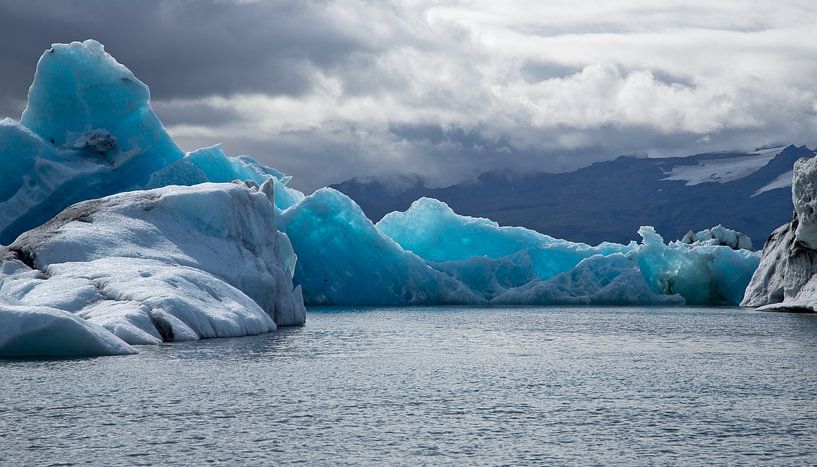 Lac de glace Jokulsarlon Islande par Menno Schaefer