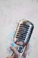 Retro-Mikrofon