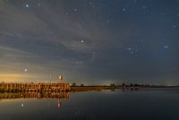 Sterrenhemel boven het lauwersmeer