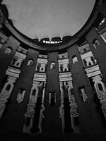 Profondeur et texture noir et blanc