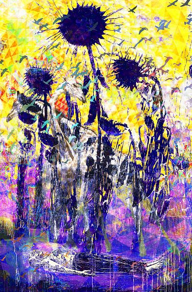 Kunstparty mit Van Gogh, Kiefer, Brandt und Zanolino. von Giovani Zanolino