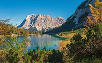 Herbst Idylle Seebensee und Zugspitze