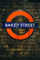 Industrial sign Baker street subway