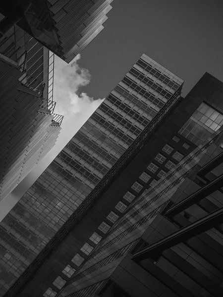 Gebäude in den Amsterdamer Zuidas von Mark Kuiper