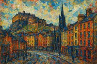 Edinburgh in Wild Strokes