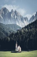 Schöne Kirche in den Dolomiten, Italien