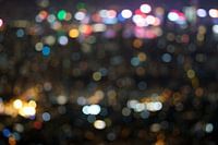 Bokeh Hong Kong Skyline from Beacon Hill