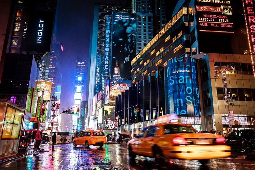 Times Square de nuit - New York City par Sascha Kilmer