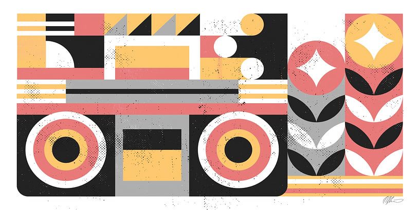 Abstract Boombox, Robert John Paterson by Wild Apple