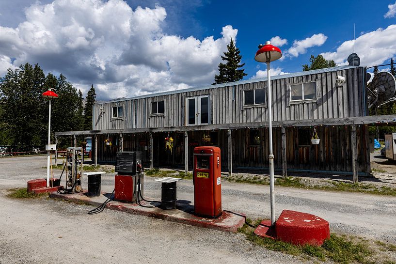 Roadhouse on Alaska Highway by Roland Brack