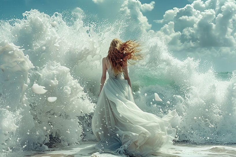 Braut in der Brandung von Egon Zitter