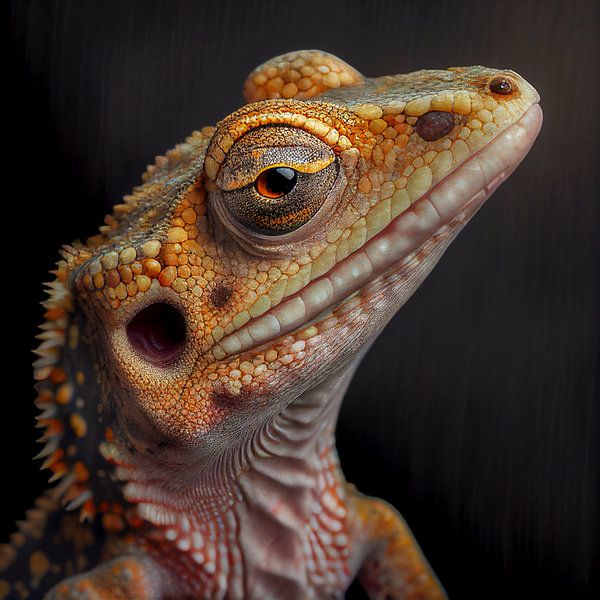 Nahaufnahme von Geckos Illustration von Animaflora PicsStock