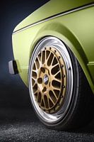 Volkswagen Golf MK1 Rabbit 1976 Manila Grün BBS E26 Felgen