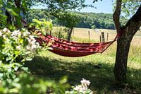 Hamac dans la campagne de France