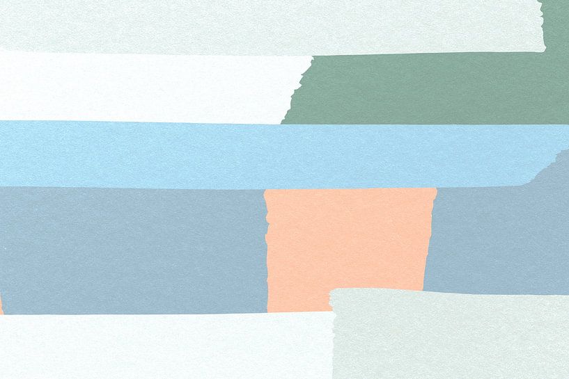 Abstrakte Sommerlandschaft von FRESH Fine Art