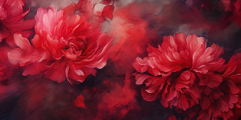 Poppies red by Bert Nijholt