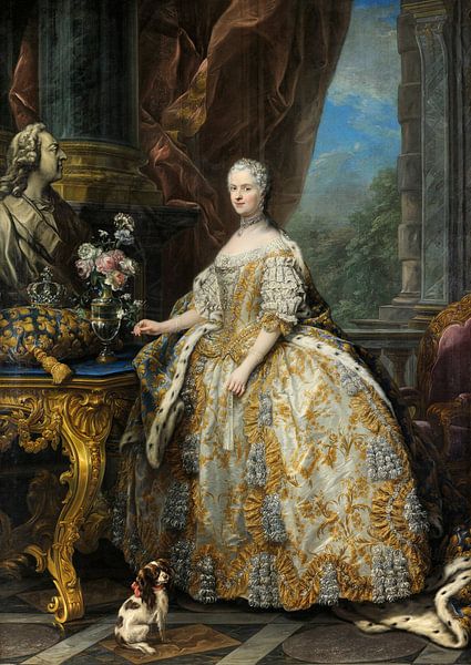 Marie Leszczinska, Königin von Frankreich, Charles-André van Loo von Meisterhafte Meister