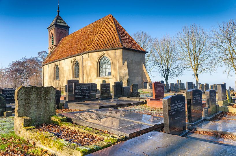Die Kirche von Dorkwerd, in Groningen von Evert Jan Luchies