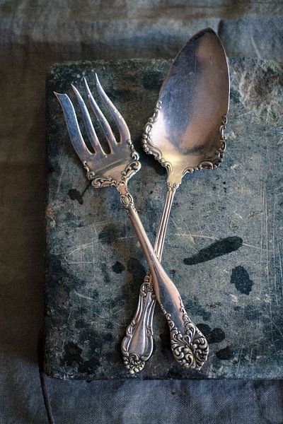 SF12483549 Silver fork and spoon by BeeldigBeeld Food & Lifestyle