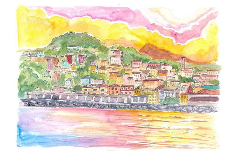 St. George's Grenada Caribbean Golden West Indies Morning by Markus Bleichner