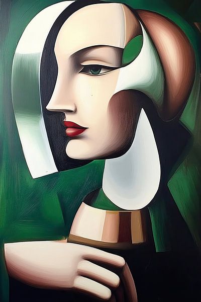 Surrealist woman by Franka Poulain