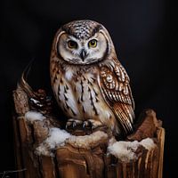 "Silent Wisdom" The Eyes of the Owl