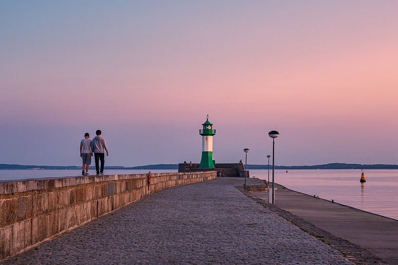 Lighthouse on the pier of Sassnitz on the island of Rügen on Abe by Rico Ködder