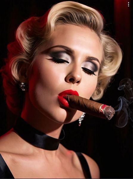 A moment of classic allure in the 50' by Sanne den Engelsman