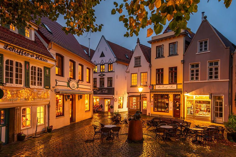 The night Schnoor in Bremen (0181) by Reezyard