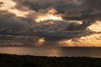 göttliches Licht , Strand der Wijk aan Zee