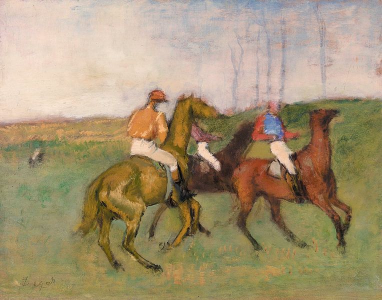 Edgar Degas, Jockeys et chevaux de course par finemasterpiece