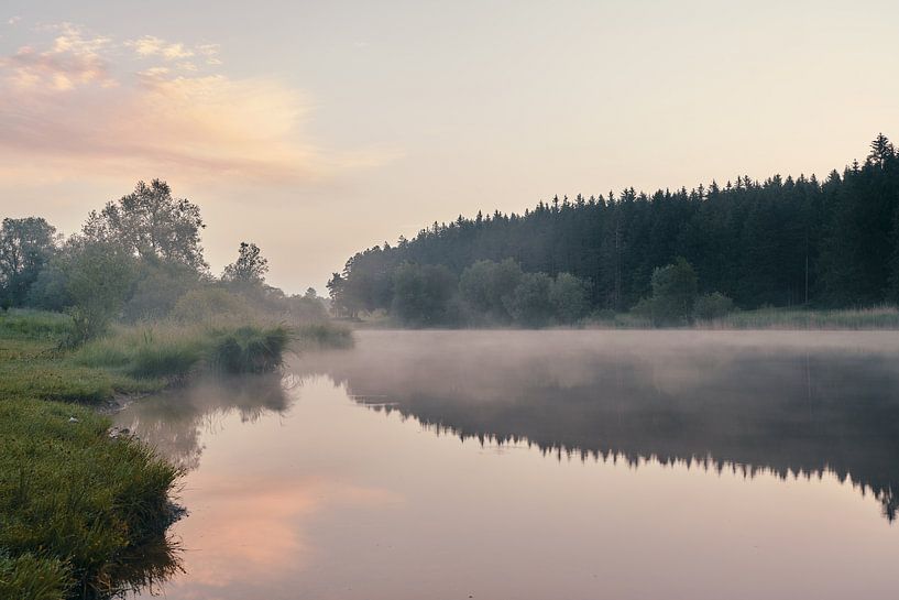 Twilight at the Baderwäldlesee by Max Schiefele