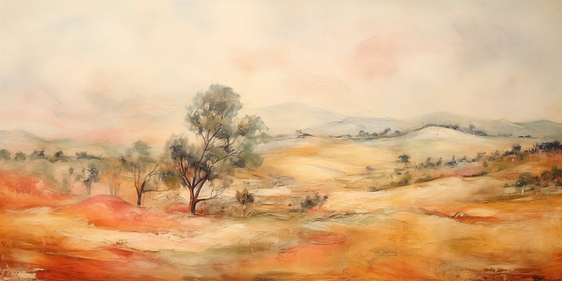 Landscape in warm colours by Imagine