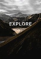 Berge erforschen Island