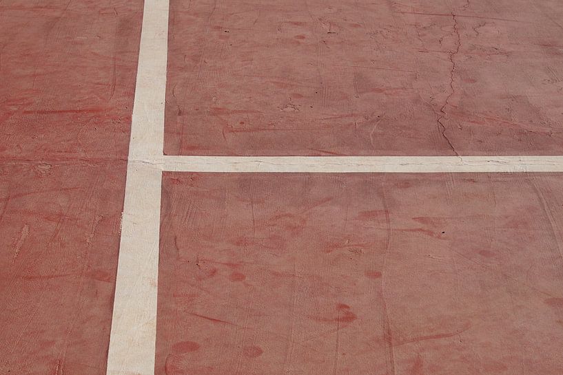 Old Tennis court strip. by Jarretera Photos