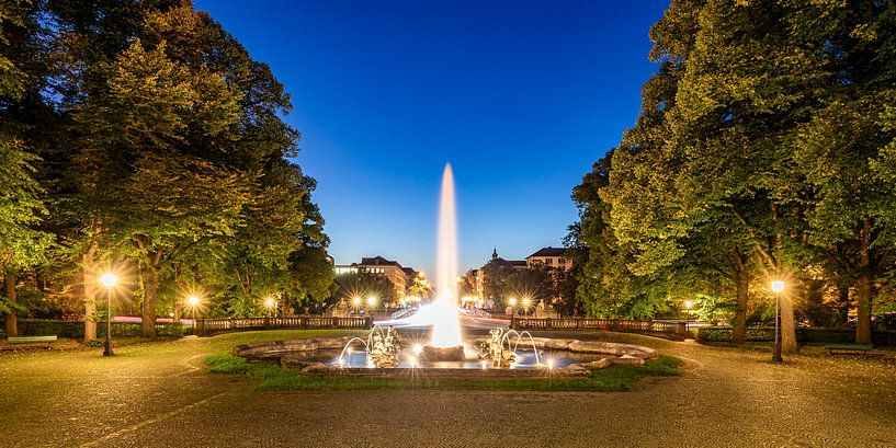 Panorama de la terrasse Prinzregent-Luitpold à Munich par Werner Dieterich