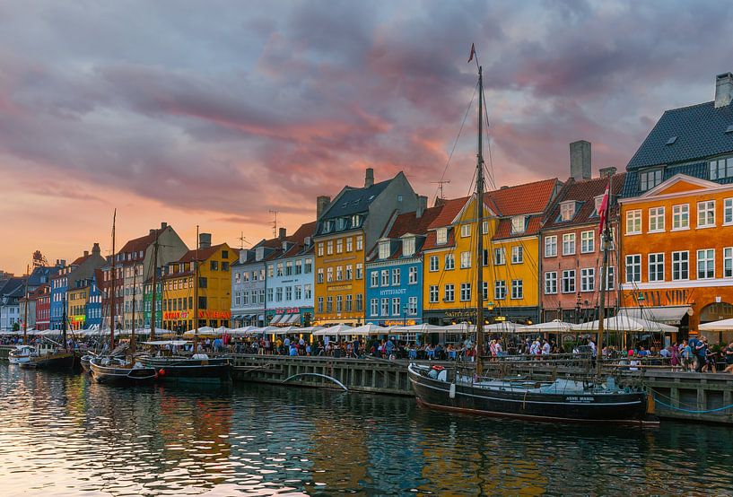 Nyhavn, Kopenhagen, Dänemark von Henk Meijer Photography