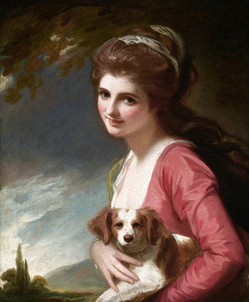 Lady Hamilton als 'Natur', George Romney von Meisterhafte Meister