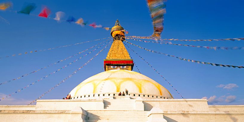 Stupa in Bodnath van Walter G. Allgöwer