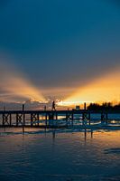 sunset walk on punta coco beach