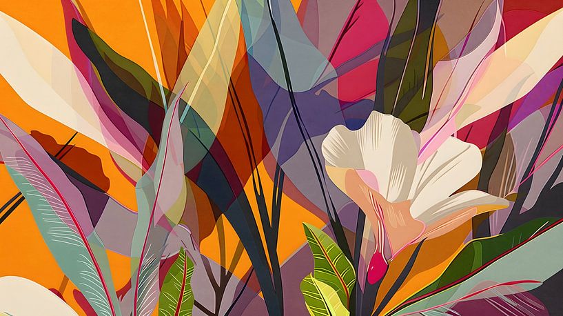 Panoramic Colorful Foliage by Georgia Chagas