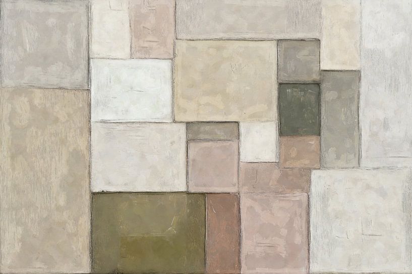 Gedempte Vlakken in Aarde en Kalk van Whale & Sons