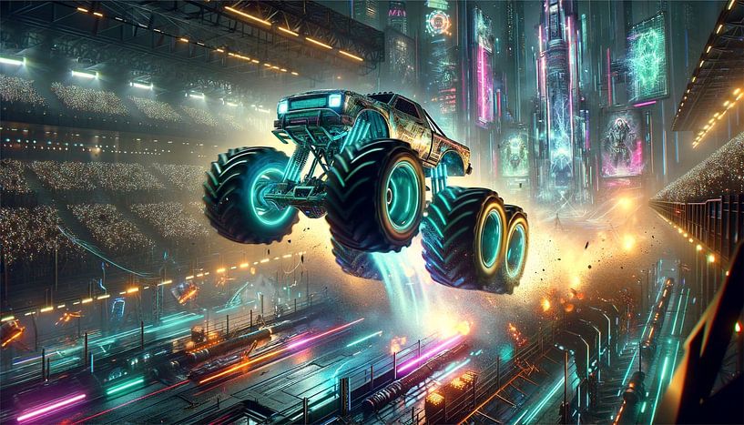 Monster Truck Jumper von Eric Nagel