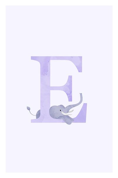 Alphabet E von Walljar