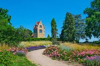 Spanish Tower on a summer day, Rosenhöhe Darmstadt