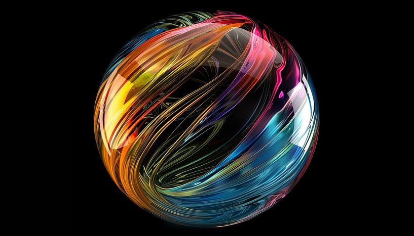 Glass ball colourful panorama by TheXclusive Art