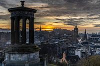 Sonnenuntergang in Edinburgh